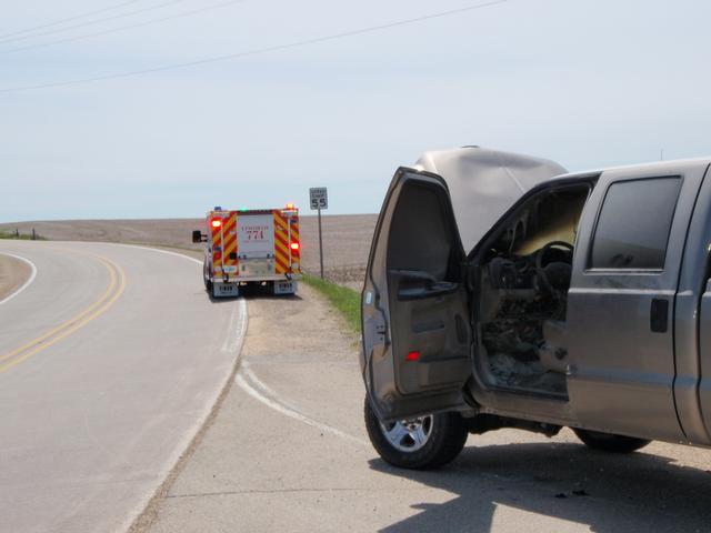 Truck fire, April 29, 2011